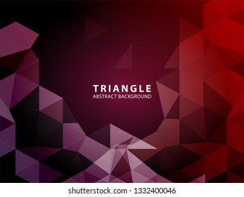 Vector of modern abstract triangular background - Vector