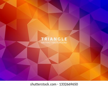 Vector of modern abstract triangular background - Vector
