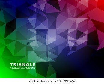 Vector of modern abstract triangular background - Vector