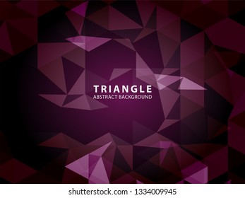Vector of modern abstract triangular background - Vector