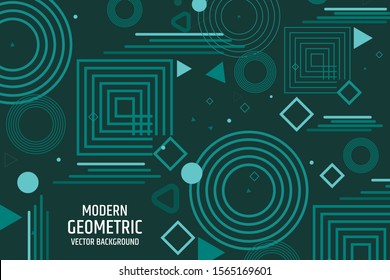 
Vector of modern abstract triangular background