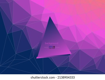 Vector of modern abstract triangular background - Vector