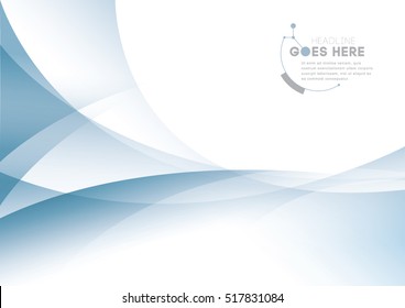 Vector of modern abstract wave element and background