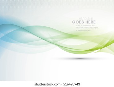 Vector of modern abstract waves and background