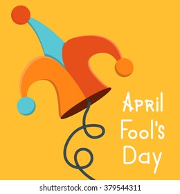 Vector modern april fools day. Eps10 illustration