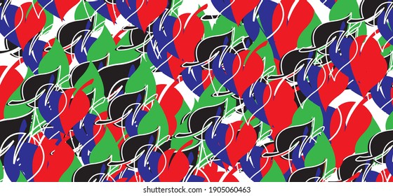 Vector Modern Art graphics Design. Dynamic geometric shape background element for design business cards