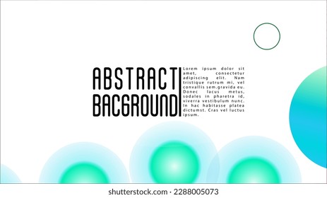 Vector Modern Background with Gradient Mesh Holographic Circles. Bright Geometric Page Design with Lines, Dots, Round Shapes. Dynamic Style for your Business Brochure.