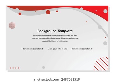 Vektor modern Hintergrund rot und weiß Vektor Vorlage EPS 10