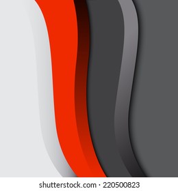 Vector modern background with waves