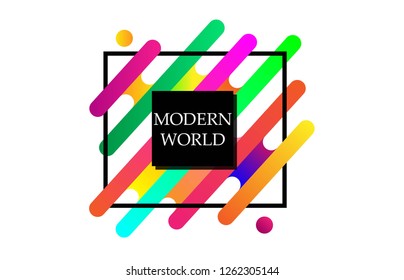 vector of a modern banner design