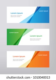 Vector Modern Banner Design Template