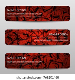 vector modern  banner with patterns / annual report / design templates / future Poster template design