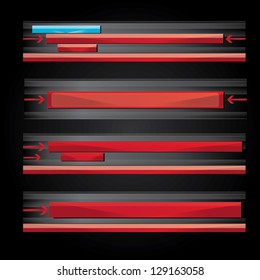 vector modern banners collection.