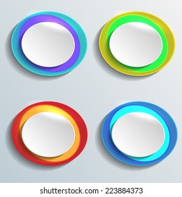 Vector modern banners element. Modern background. Button design. Eps10