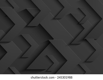 Vector Modern Black Business Abstract Arrow Background