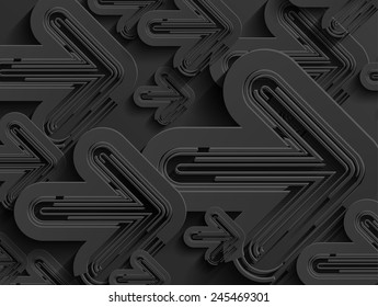 vector modern black business abstract arrow background