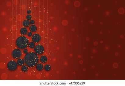 Vector modern black friday holiday invitation card background