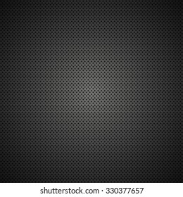Vector modern black metal grid texture background