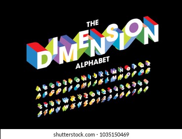 Vector of modern bold font and alphabet Vector of modern bold font and alphabet