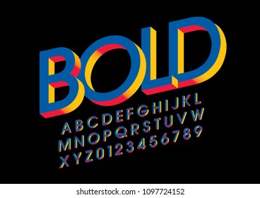 Retro Pop Art Style Font Alphabet Stock Vector (Royalty Free) 1387097597