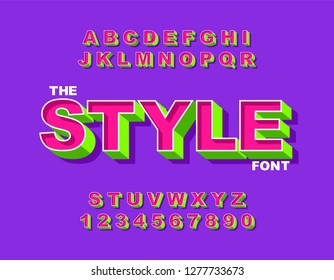 Vector of modern bold font and alphabet. Vintage Alphabet vector. Retro Chiseled Alphabet Vector Font. Type letters, numbers. Chiseled block letters