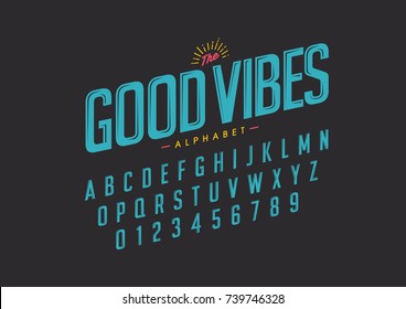 Vector of modern bold font and alphabet Vector of modern bold font and alphabet