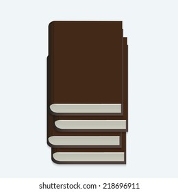 vector modern book on white background. Eps10