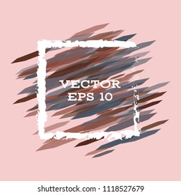 Vector modern bright frame for text. Dynamic stylish geometric frame. Element for the design of business cards, invitations, gift cards, leaflets, brochures, posters, discounts and sales.