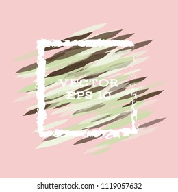 Vector modern bright frame for text. Dynamic stylish geometric frame. Element for the design of business cards, invitations, gift cards, leaflets, brochures, posters, discounts and sales.