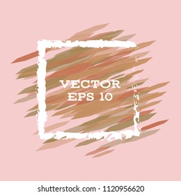 Vector modern bright frame for text. Dynamic stylish geometric frame. Element for the design of business cards, invitations, gift cards, leaflets, brochures, posters, discounts and sales.