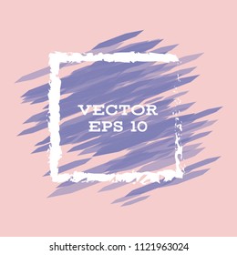 Vector modern bright frame for text. Dynamic stylish geometric frame. Element for the design of business cards, invitations, gift cards, leaflets, brochures, posters, discounts and sales.