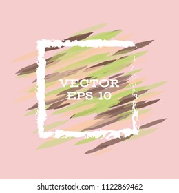 Vector modern bright frame for text. Dynamic stylish geometric frame. Element for the design of business cards, invitations, gift cards, leaflets, brochures, posters, discounts and sales.