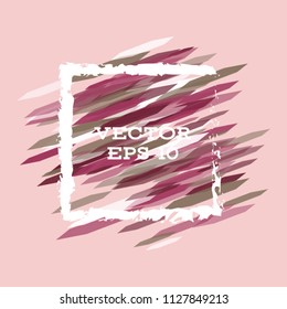 Vector modern bright frame for text. Dynamic stylish geometric frame. Element for the design of business cards, invitations, gift cards, leaflets, brochures, posters, discounts and sales.