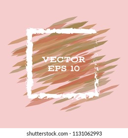 Vector modern bright frame for text. Dynamic stylish geometric frame. Element for the design of business cards, invitations, gift cards, leaflets, brochures, posters, discounts and sales.