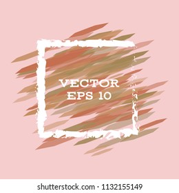 Vector modern bright frame for text. Dynamic stylish geometric frame. Element for the design of business cards, invitations, gift cards, leaflets, brochures, posters, discounts and sales.
