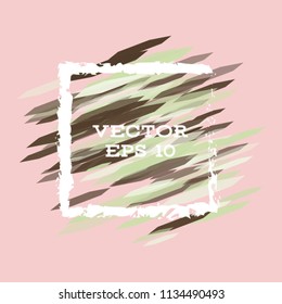 Vector modern bright frame for text. Dynamic stylish geometric frame. Element for the design of business cards, invitations, gift cards, leaflets, brochures, posters, discounts and sales.