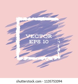 Vector modern bright frame for text. Dynamic stylish geometric frame. Element for the design of business cards, invitations, gift cards, leaflets, brochures, posters, discounts and sales.