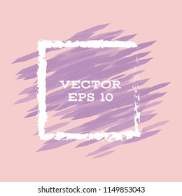 Vector modern bright frame for text. Dynamic stylish geometric frame. Element for the design of business cards, invitations, gift cards, leaflets, brochures, posters, discounts and sales.