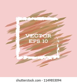 Vector modern bright frame for text. Dynamic stylish geometric frame. Element for the design of business cards, invitations, gift cards, leaflets, brochures, posters, discounts and sales.