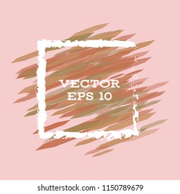 Vector modern bright frame for text. Dynamic stylish geometric frame. Element for the design of business cards, invitations, gift cards, leaflets, brochures, posters, discounts and sales.