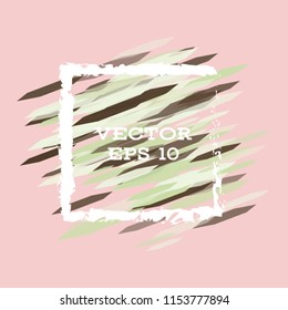 Vector modern bright frame for text. Dynamic stylish geometric frame. Element for the design of business cards, invitations, gift cards, leaflets, brochures, posters, discounts and sales.