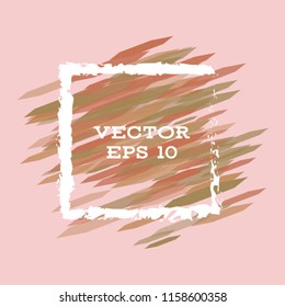 Vector modern bright frame for text. Dynamic stylish geometric frame. Element for the design of business cards, invitations, gift cards, leaflets, brochures, posters, discounts and sales.