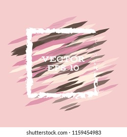Vector modern bright frame for text. Dynamic stylish geometric frame. Element for the design of business cards, invitations, gift cards, leaflets, brochures, posters, discounts and sales.