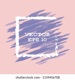 Vector modern bright frame for text. Dynamic stylish geometric frame. Element for the design of business cards, invitations, gift cards, leaflets, brochures, posters, discounts and sales.