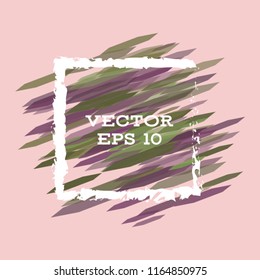 Vector modern bright frame for text. Dynamic stylish geometric frame. Element for the design of business cards, invitations, gift cards, leaflets, brochures, posters, discounts and sales.