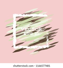 Vector modern bright frame for text. Dynamic stylish geometric frame. Element for the design of business cards, invitations, gift cards, leaflets, brochures, posters, discounts and sales.