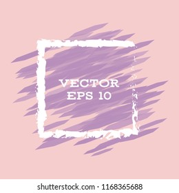 Vector modern bright frame for text. Dynamic stylish geometric frame. Element for the design of business cards, invitations, gift cards, leaflets, brochures, posters, discounts and sales.
