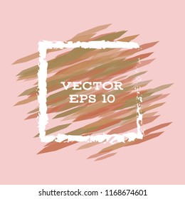 Vector modern bright frame for text. Dynamic stylish geometric frame. Element for the design of business cards, invitations, gift cards, leaflets, brochures, posters, discounts and sales.