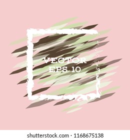 Vector modern bright frame for text. Dynamic stylish geometric frame. Element for the design of business cards, invitations, gift cards, leaflets, brochures, posters, discounts and sales.