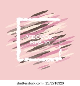 Vector modern bright frame for text. Dynamic stylish geometric frame. Element for the design of business cards, invitations, gift cards, leaflets, brochures, posters, discounts and sales.